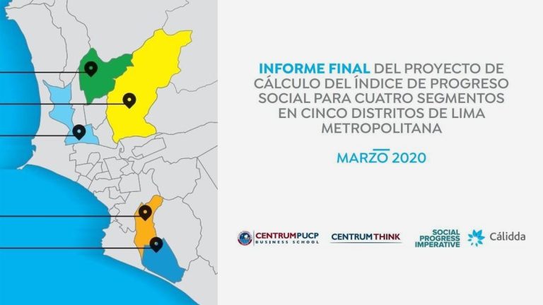 Presentación del informe final del Proyecto de Cálculo del Índice de Progreso Social para Cuatro Segmentos en cinco distritos de Lima Metropolitana